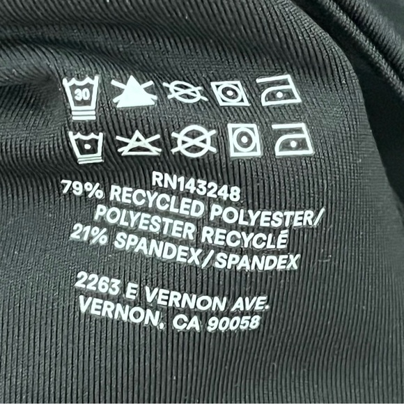 Reformation 2X Gwen Ecomove Bra plus size 0467 black racer back ecomove - Picture 7 of 10